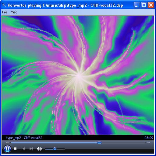 The Konvertor Audio Player	